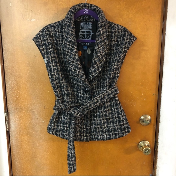 Anthropologie tweed vest    Small. - Picture 3 of 6